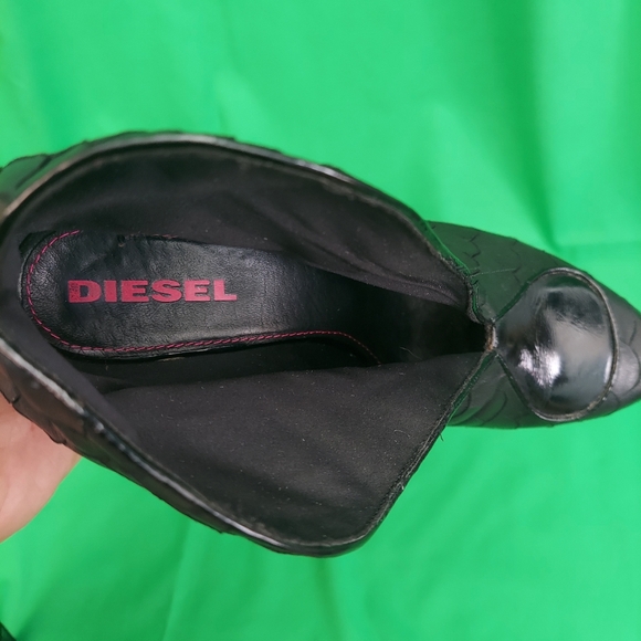 Diesel Embossed Ankle Booties - Picture 13 of 13